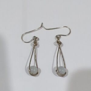 Elegant Silver Drop Earrings